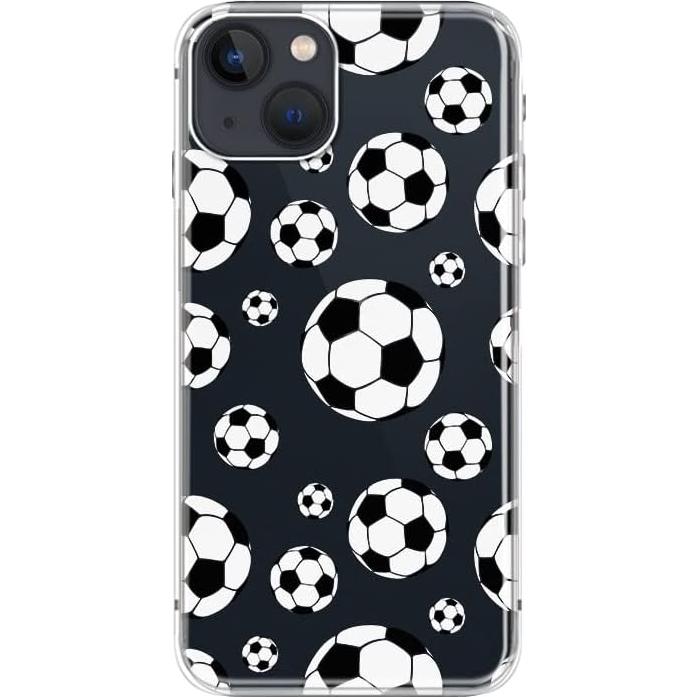 Funda Transparente TPU Blingy's para iPhone 14 Estilo Fútbol 6.1"