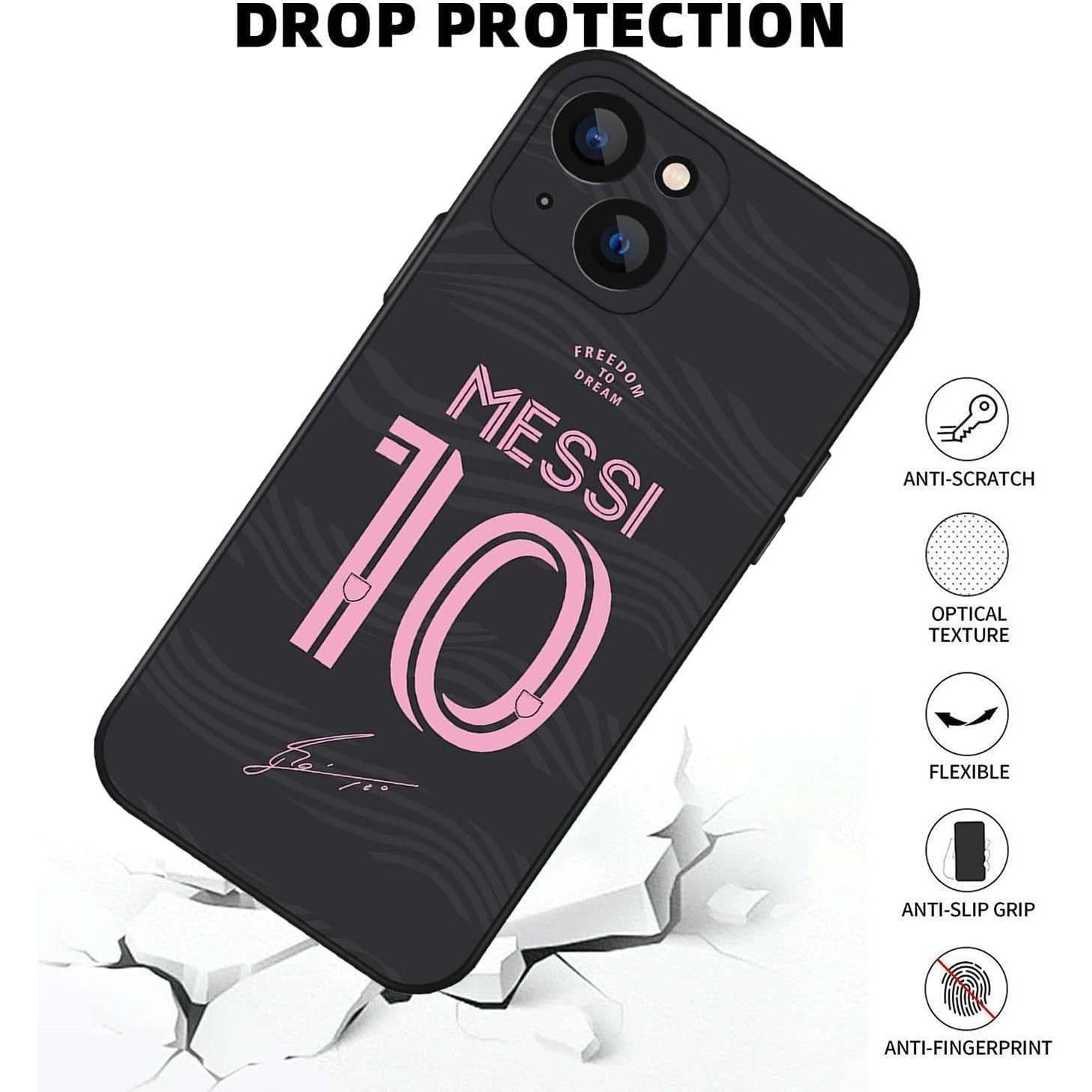 Funda de Silicona TPU ZERMU para iPhone 12 - Messi #10