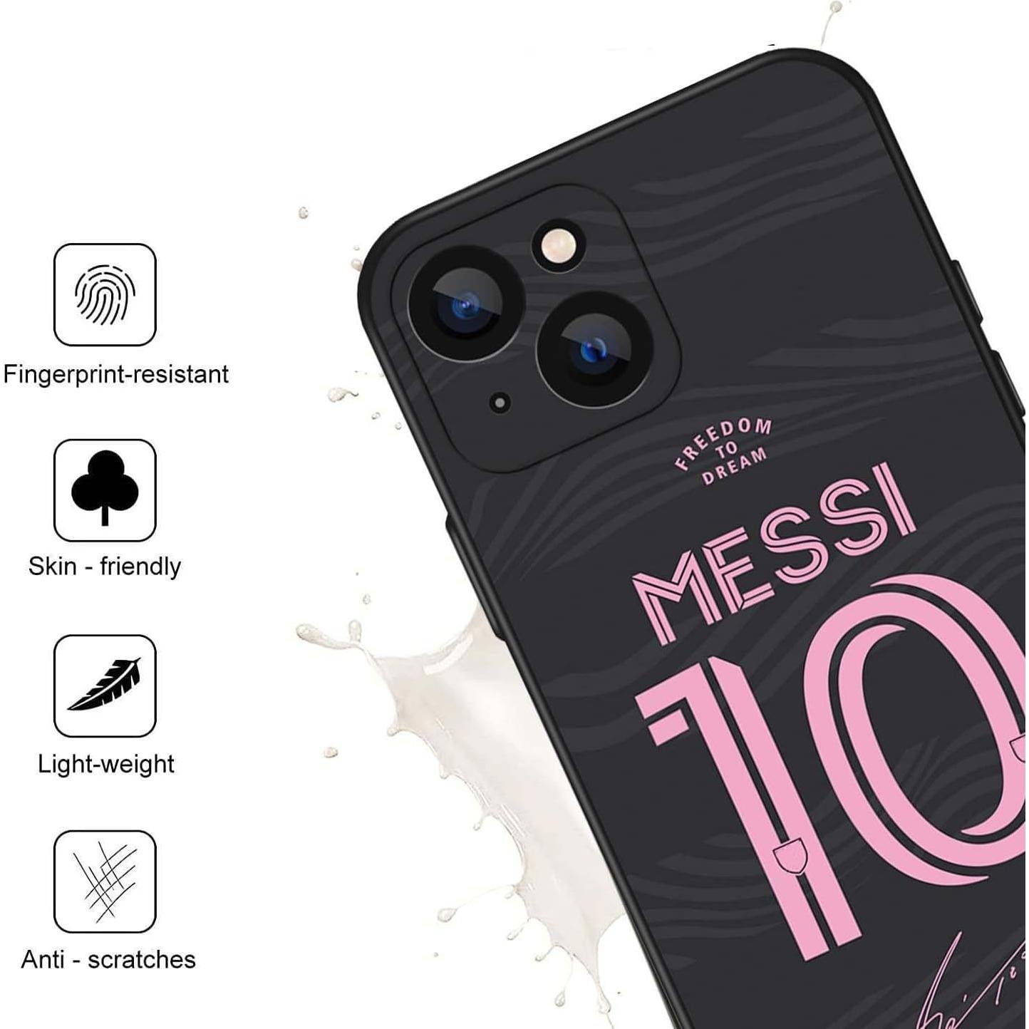 Funda de Silicona TPU ZERMU para iPhone 12 - Messi #10