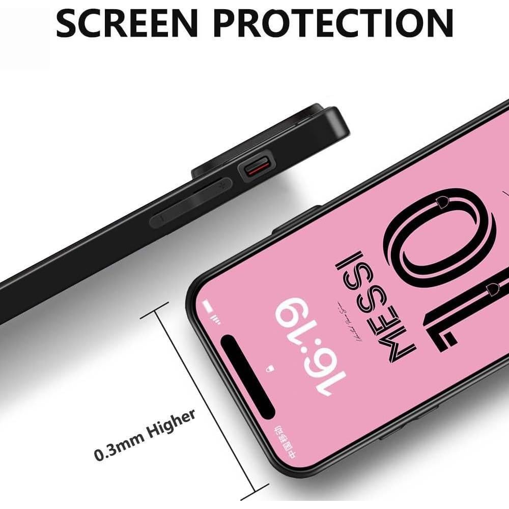 Funda de Silicona TPU ZERMU para iPhone 13 Pro Max Messi #10