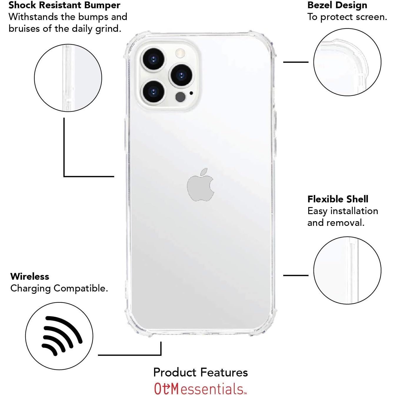 Funda para teléfono OTM Essentials iPhone 12 Pro Max Clemson