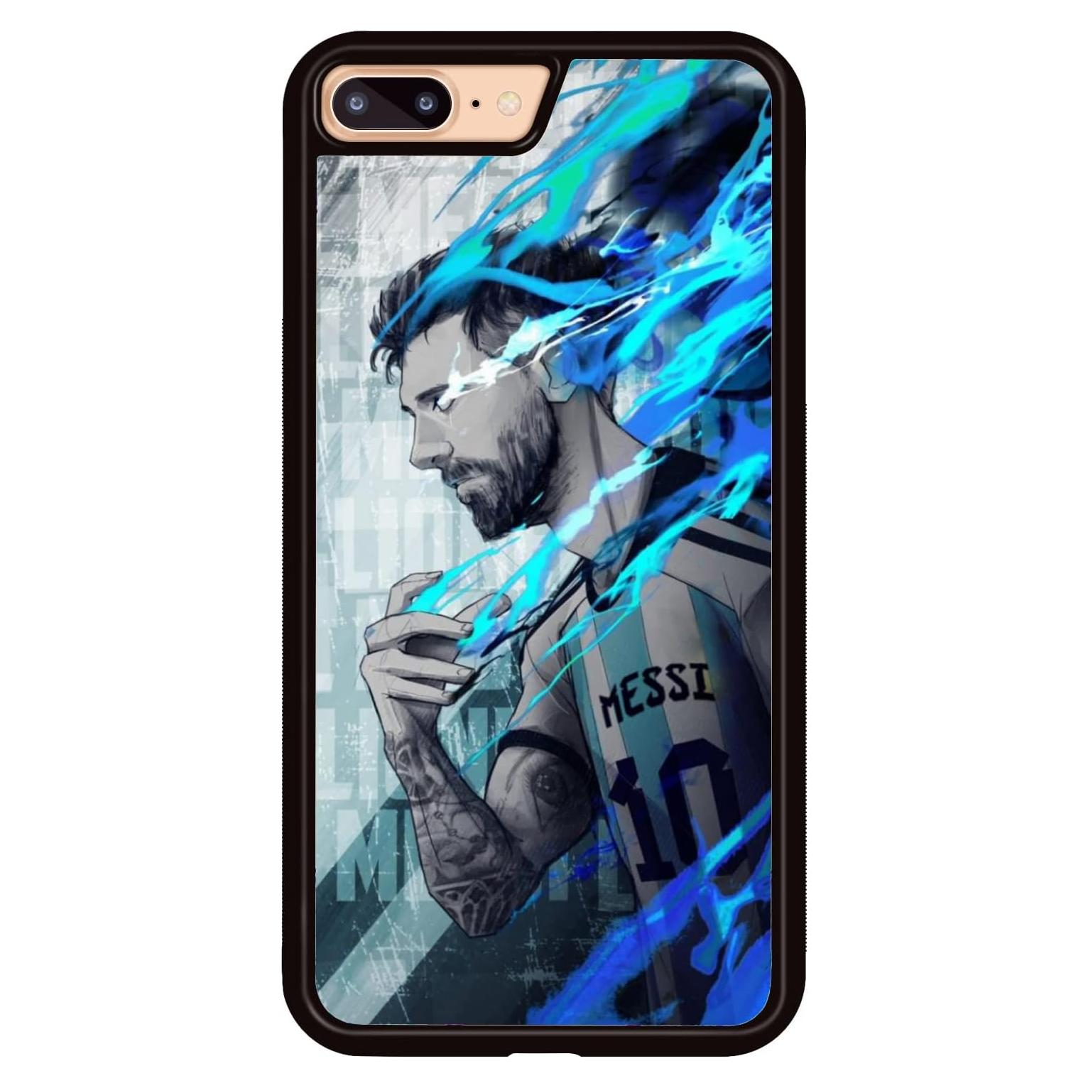Funda de teléfono iPhone 7Plus/8Plus Messi antideslizante