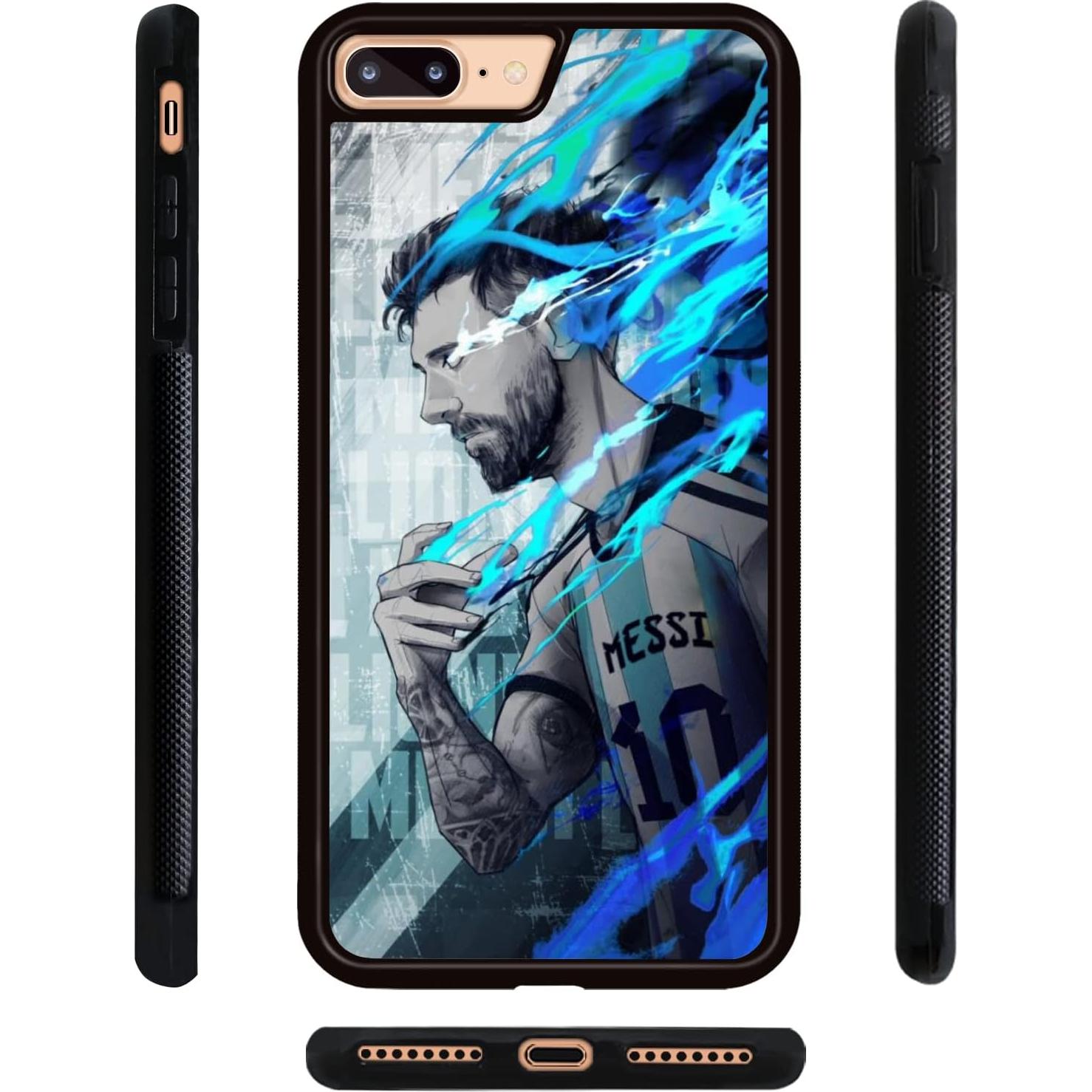 Funda de teléfono iPhone 7Plus/8Plus Messi antideslizante