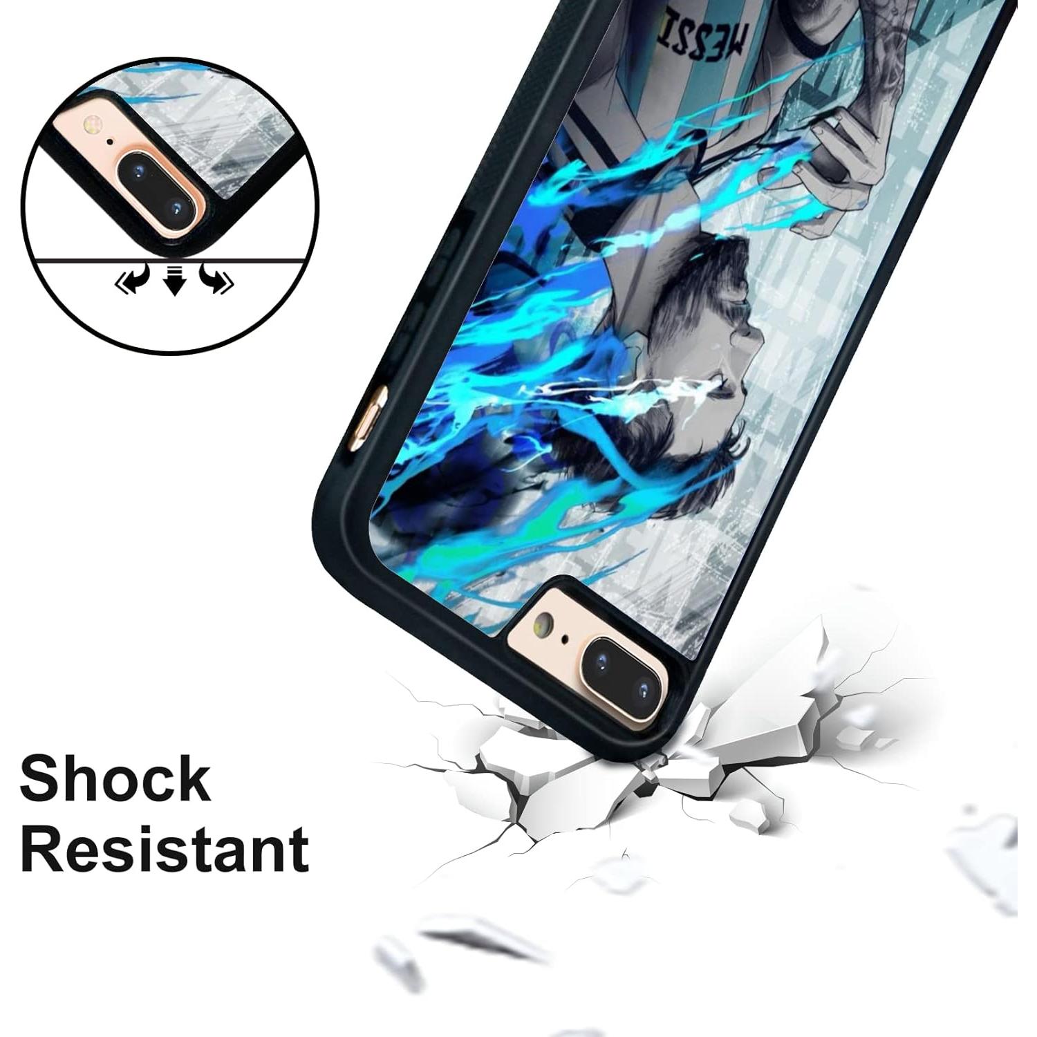 Funda de teléfono iPhone 7Plus/8Plus Messi antideslizante