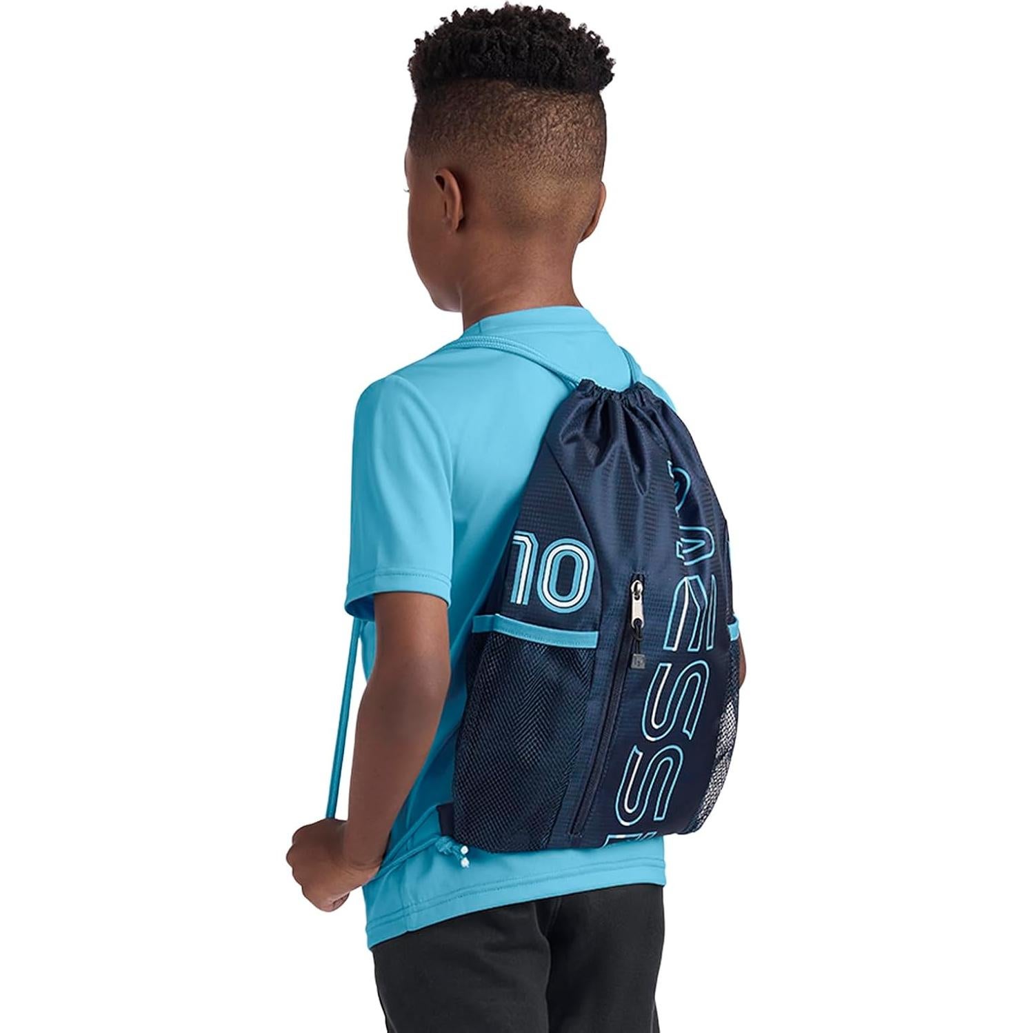 Bolsa de Cuerda Messi para Niños Azul Oscuro 37.85L