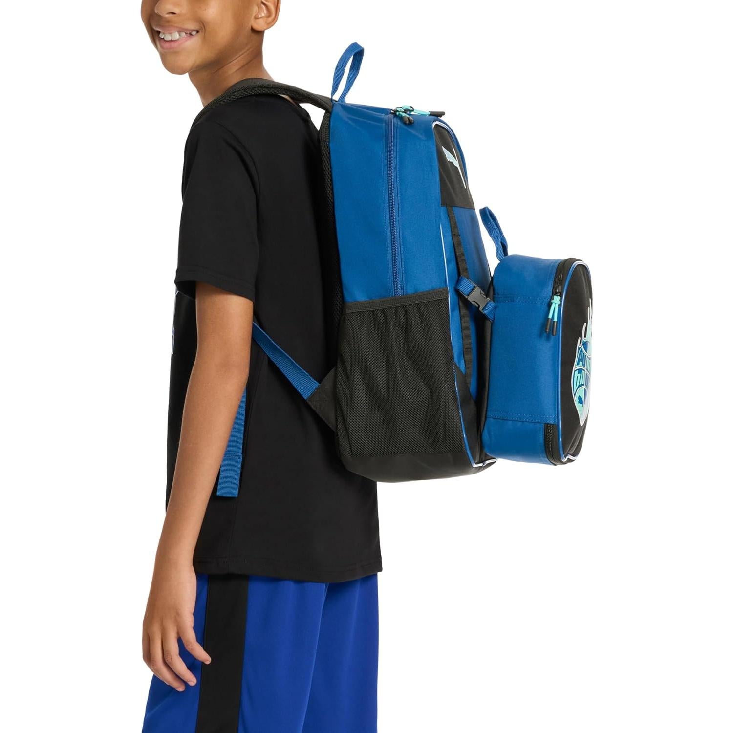 Combo Mochila y Almuerzo PUMA Colony Niños Unisex Menta/Navy