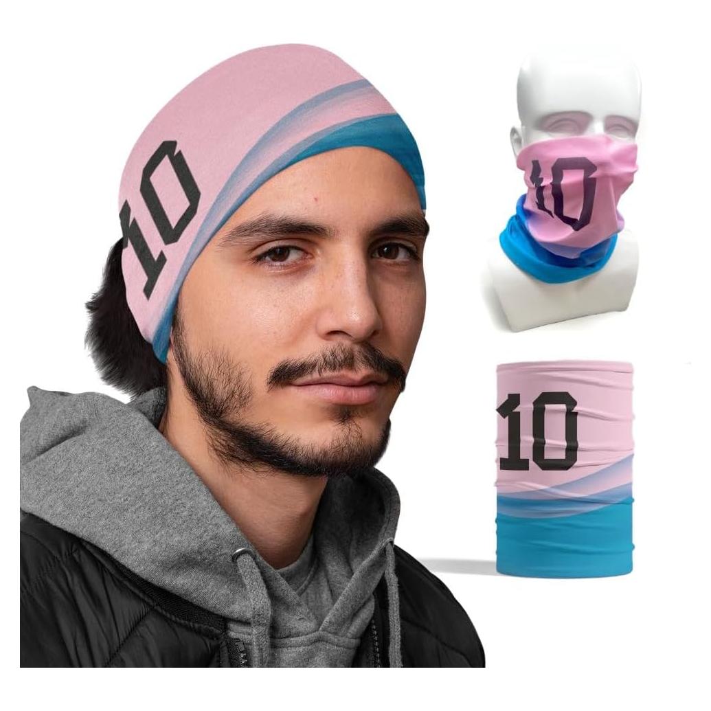 Bandana Multifuncional de Fútbol Messi UPF50+ 25x50 cm