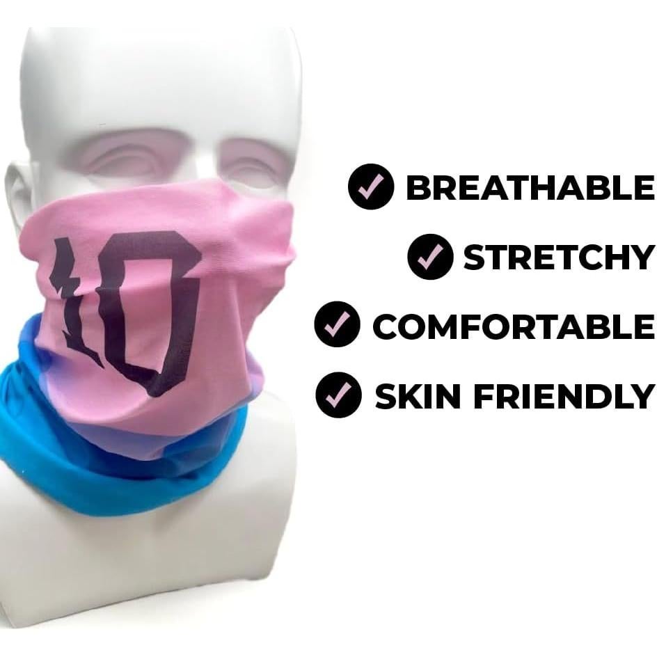 Bandana Multifuncional de Fútbol Messi UPF50+ 25x50 cm