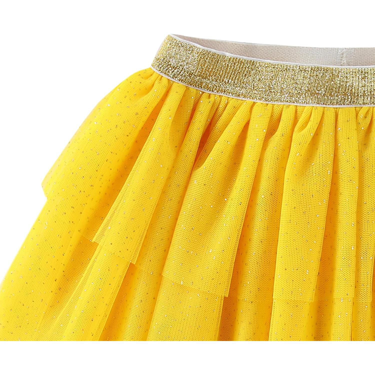 Conjunto camiseta y falda de tul Disney Frozen para niñas