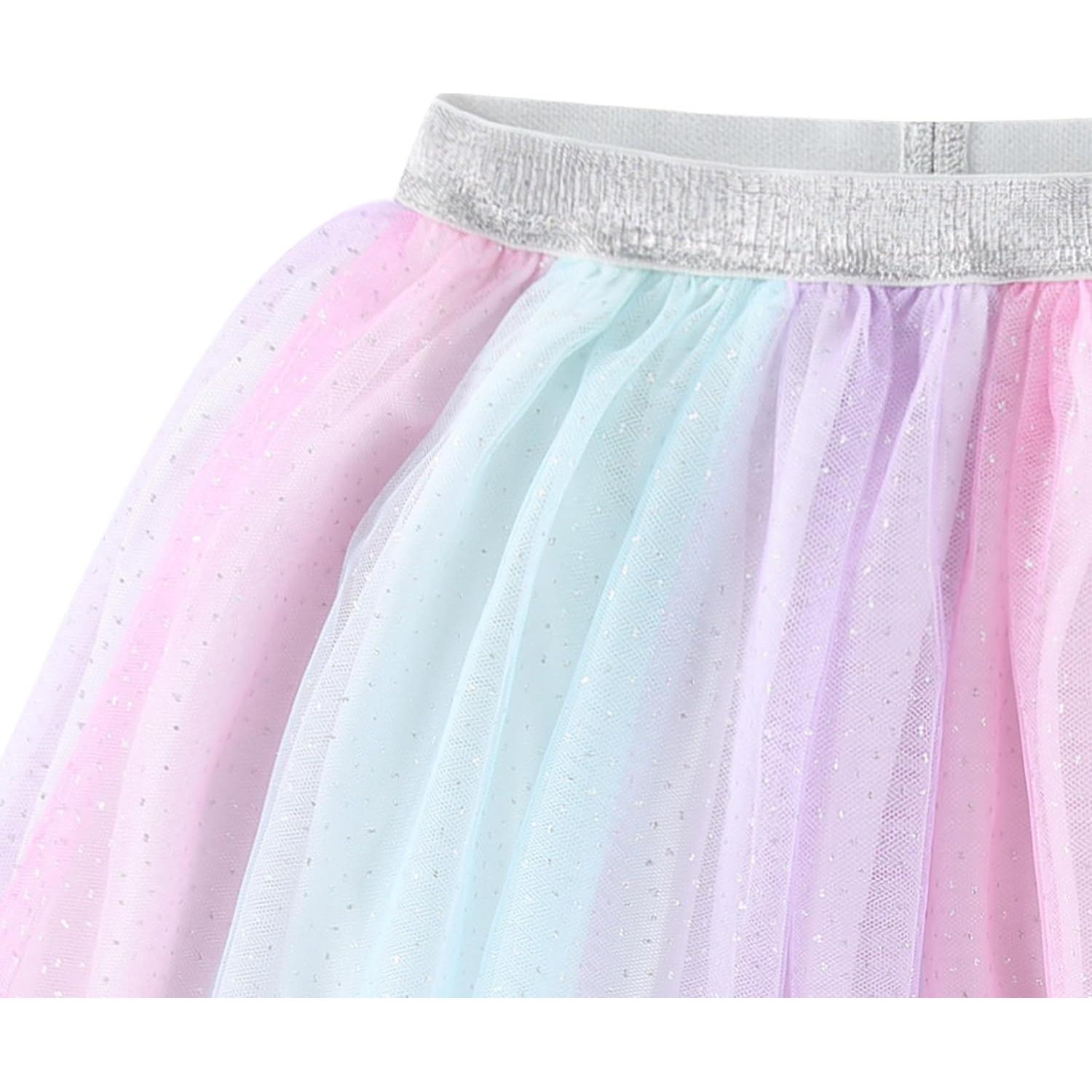 Conjunto camiseta y falda de tul Frozen para niñas