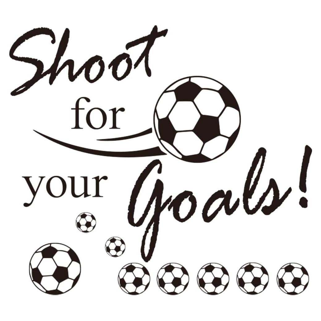 Calcomanía de Pared de Fútbol Hanlongyu 70x70 cm - Decoración Infantil