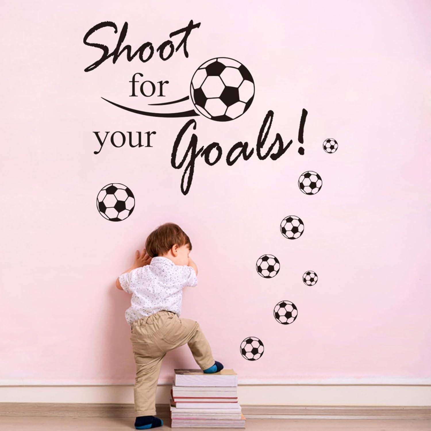 Calcomanía de Pared de Fútbol Hanlongyu 70x70 cm - Decoración Infantil