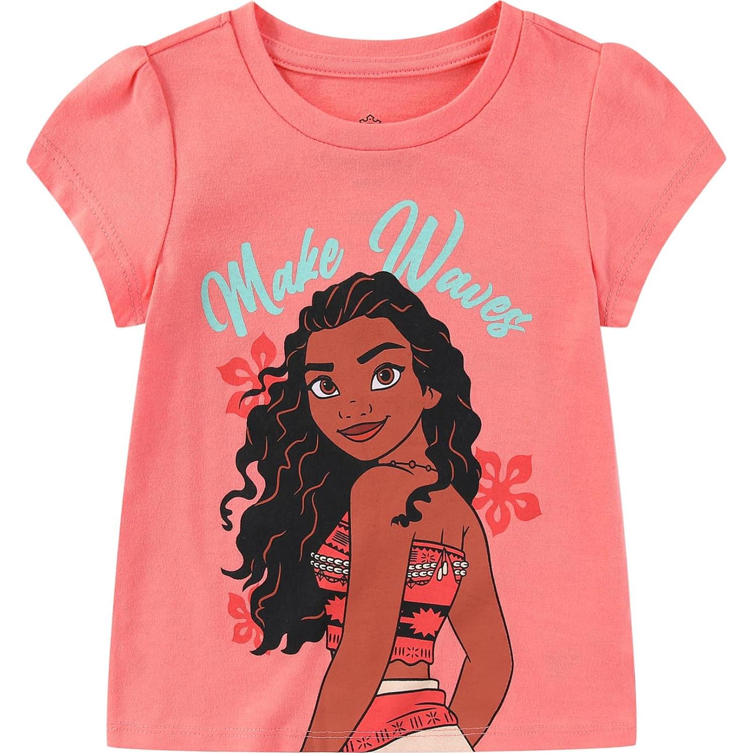 Conjunto camiseta y falda de tul Frozen para niñas 2T a 10