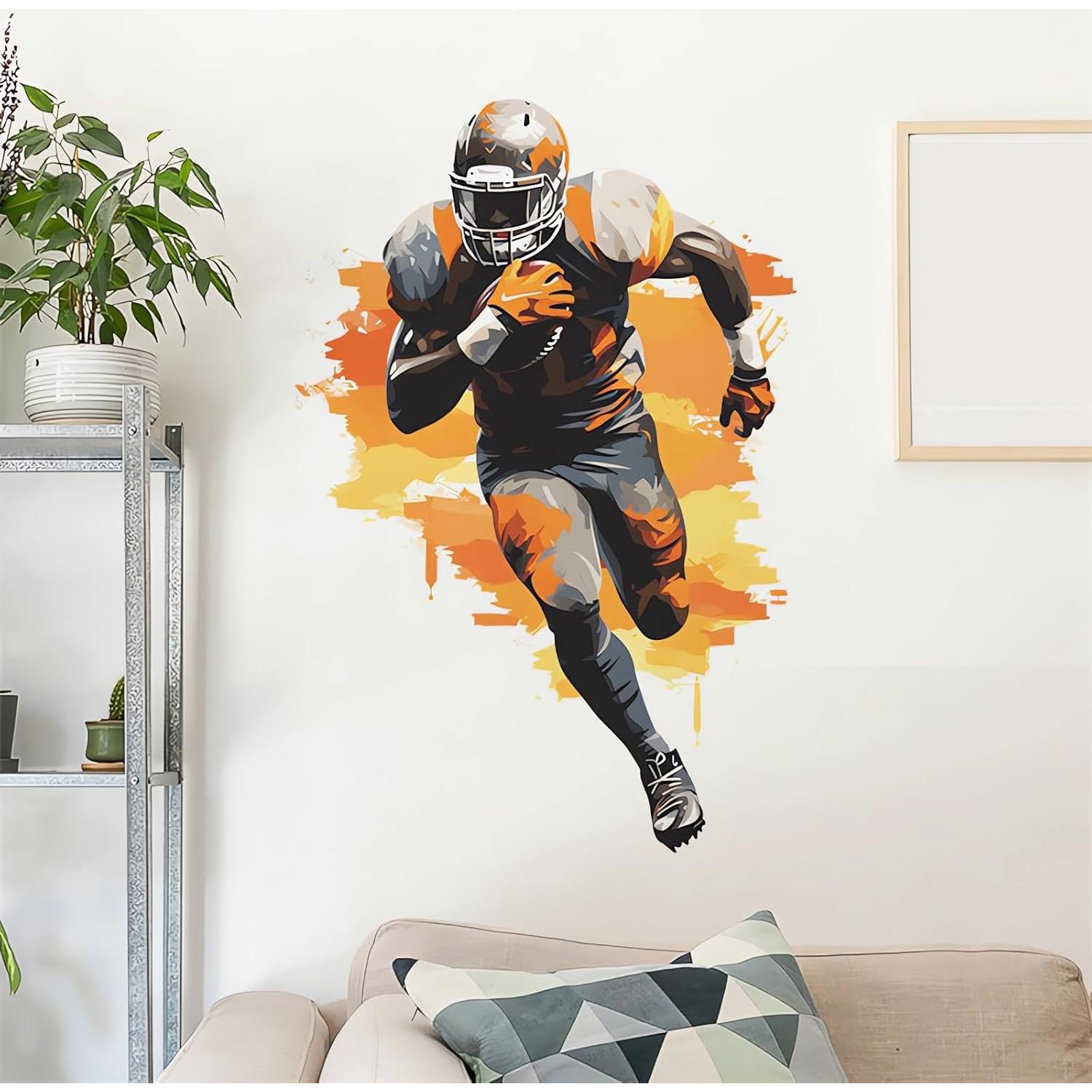 Calcomanías de Pared Sacinora Jugador de Fútbol 40x60cm