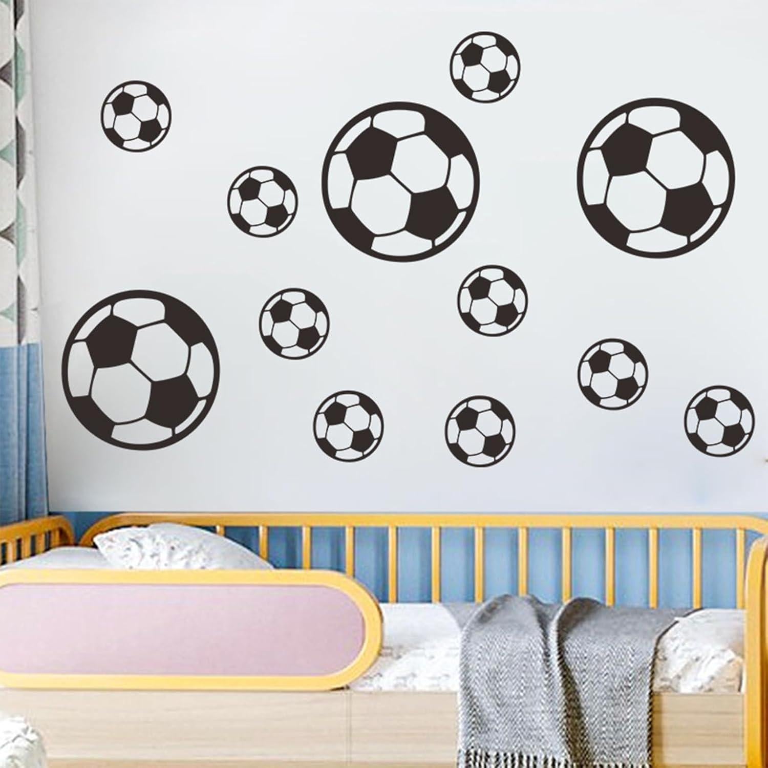 Calcomanías de Fútbol Genérico 52 Pcs para Decoración de Pared