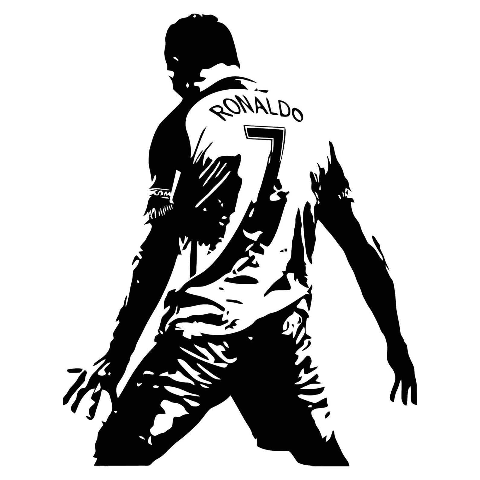 Calcomanía de Pared Cristiano Ronaldo Vinilo Impermeable
