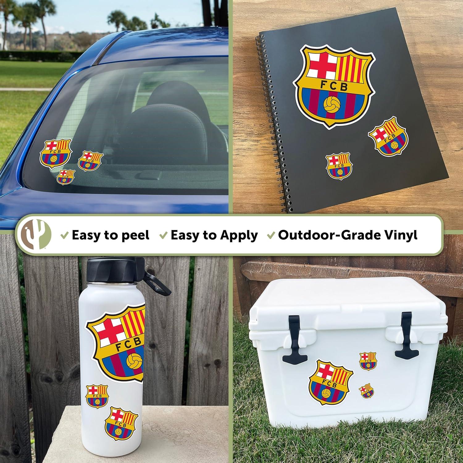 Calcomanía FC Barcelona Desert Cactus 21.6x27.9 cm Vinilo