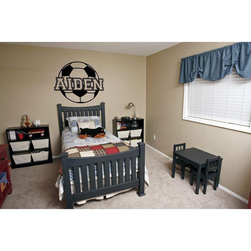 Calcomanía de Pared Vinilo Personalizada Fútbol Niños