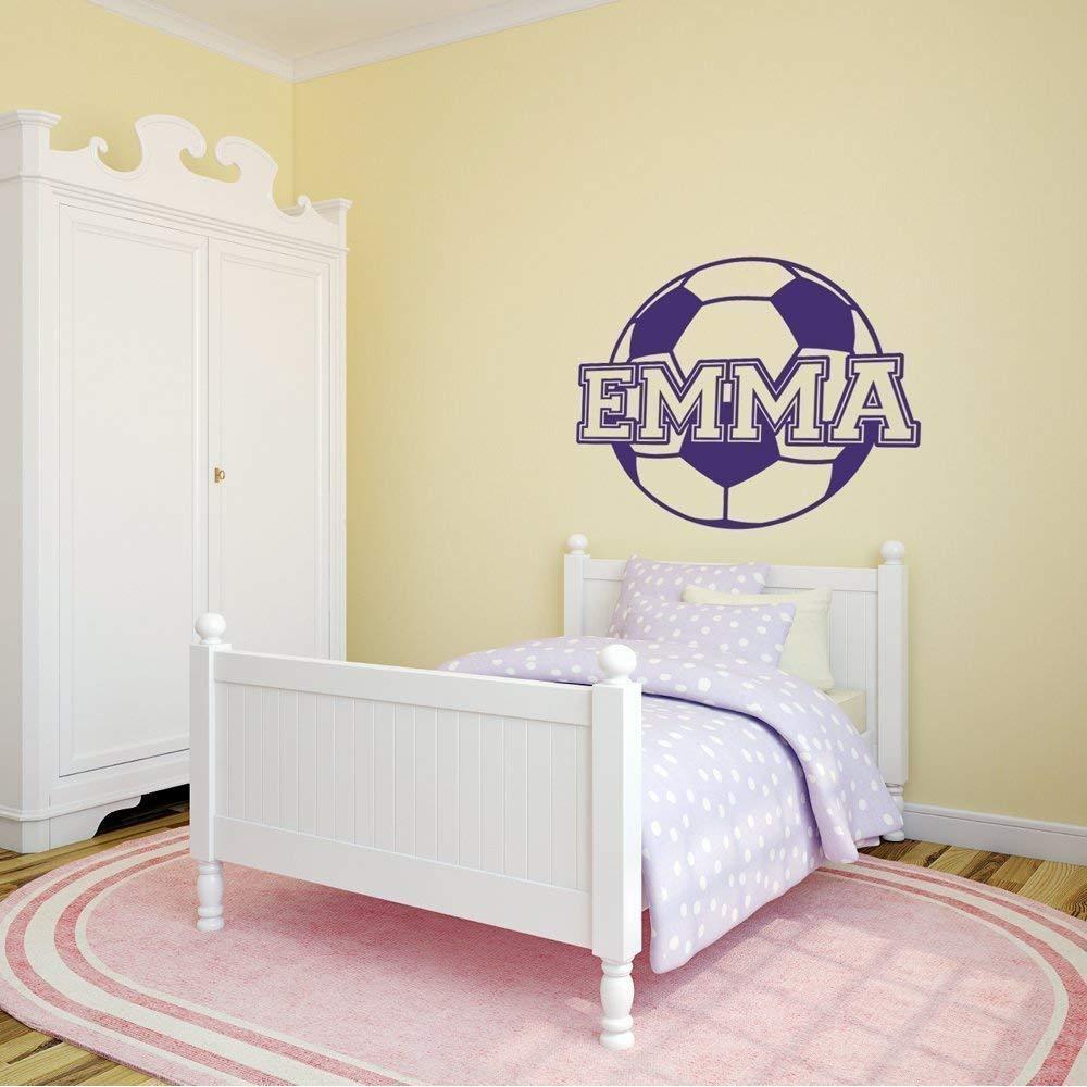 Calcomanía de Pared Vinilo Personalizada Fútbol Niños