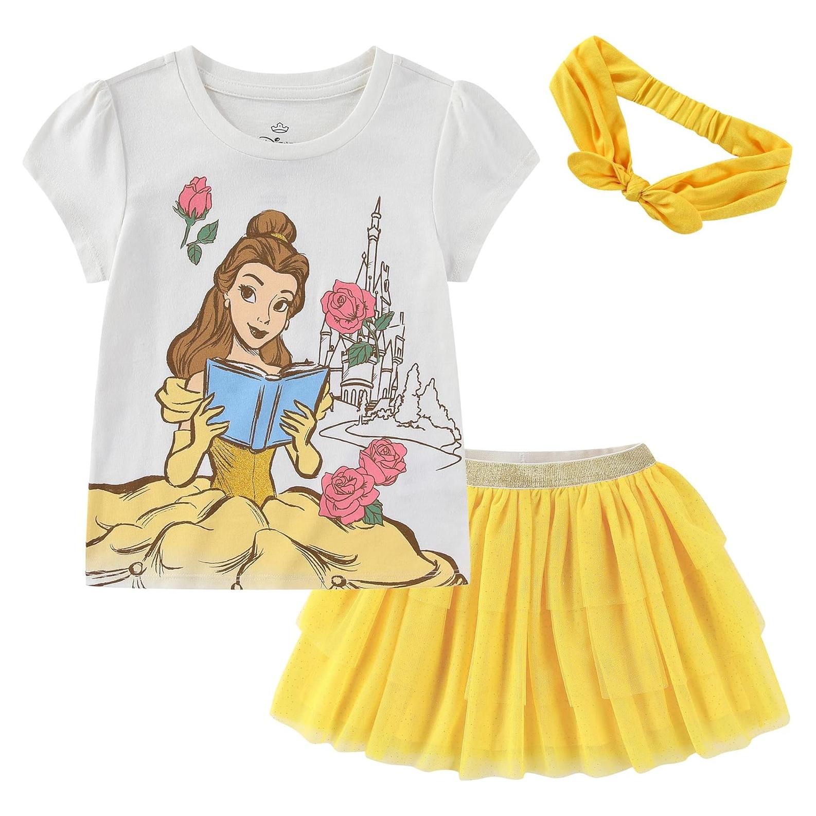 Conjunto Falda Tul y Camiseta Frozen Disney para Niñas