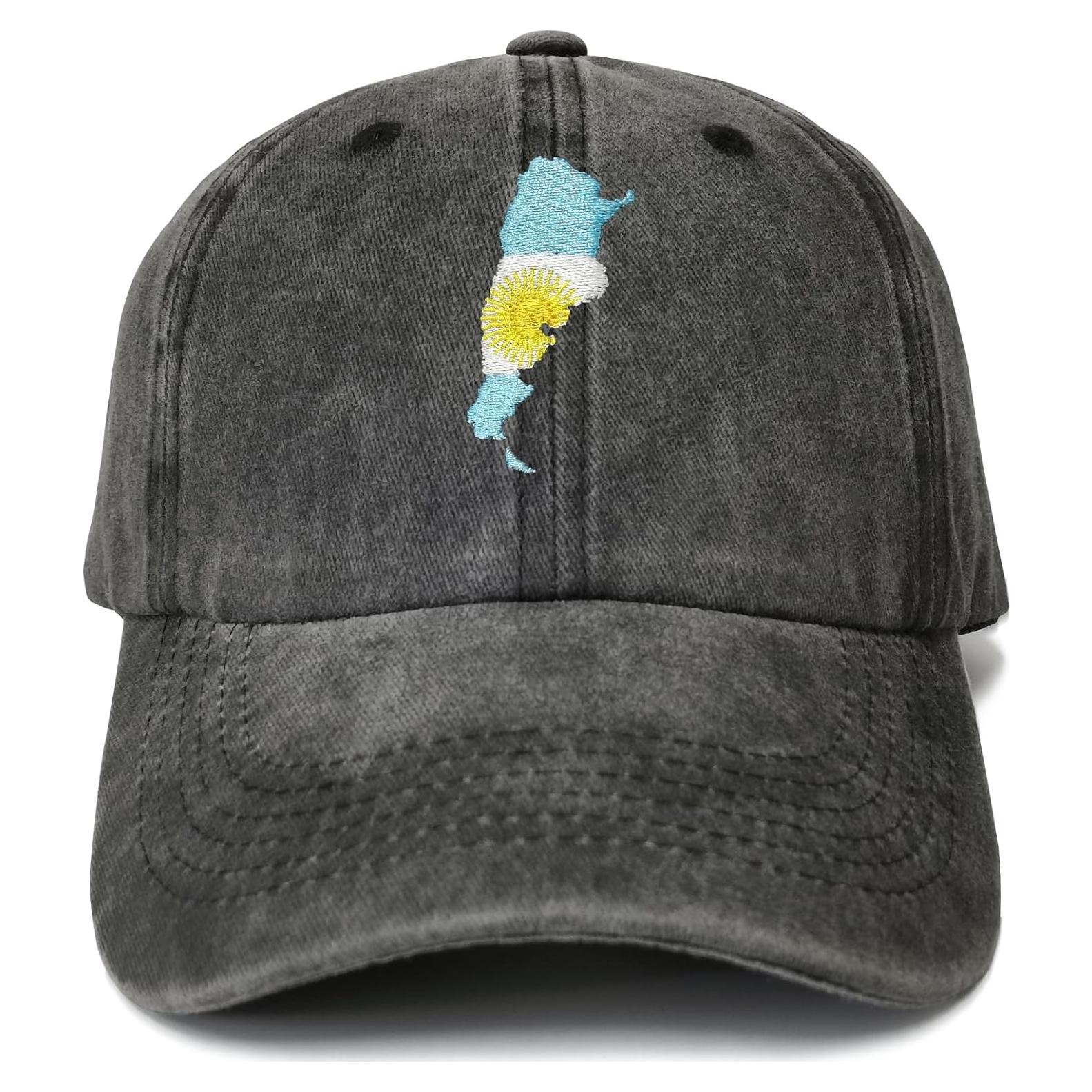 Gorra de Papá Bandera Argentina Shenbors - Ajustable Unisex