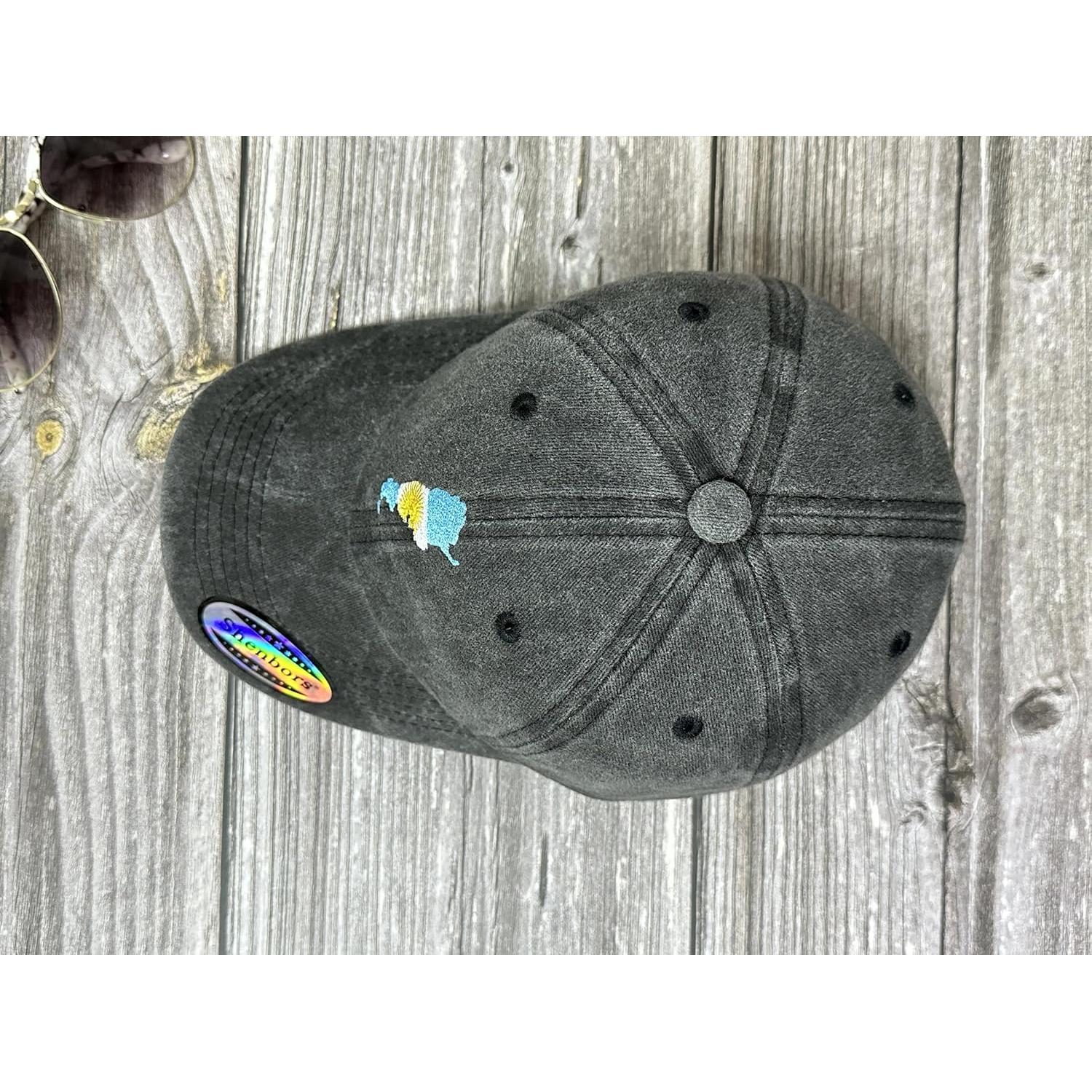 Gorra de Papá Bandera Argentina Shenbors - Ajustable Unisex