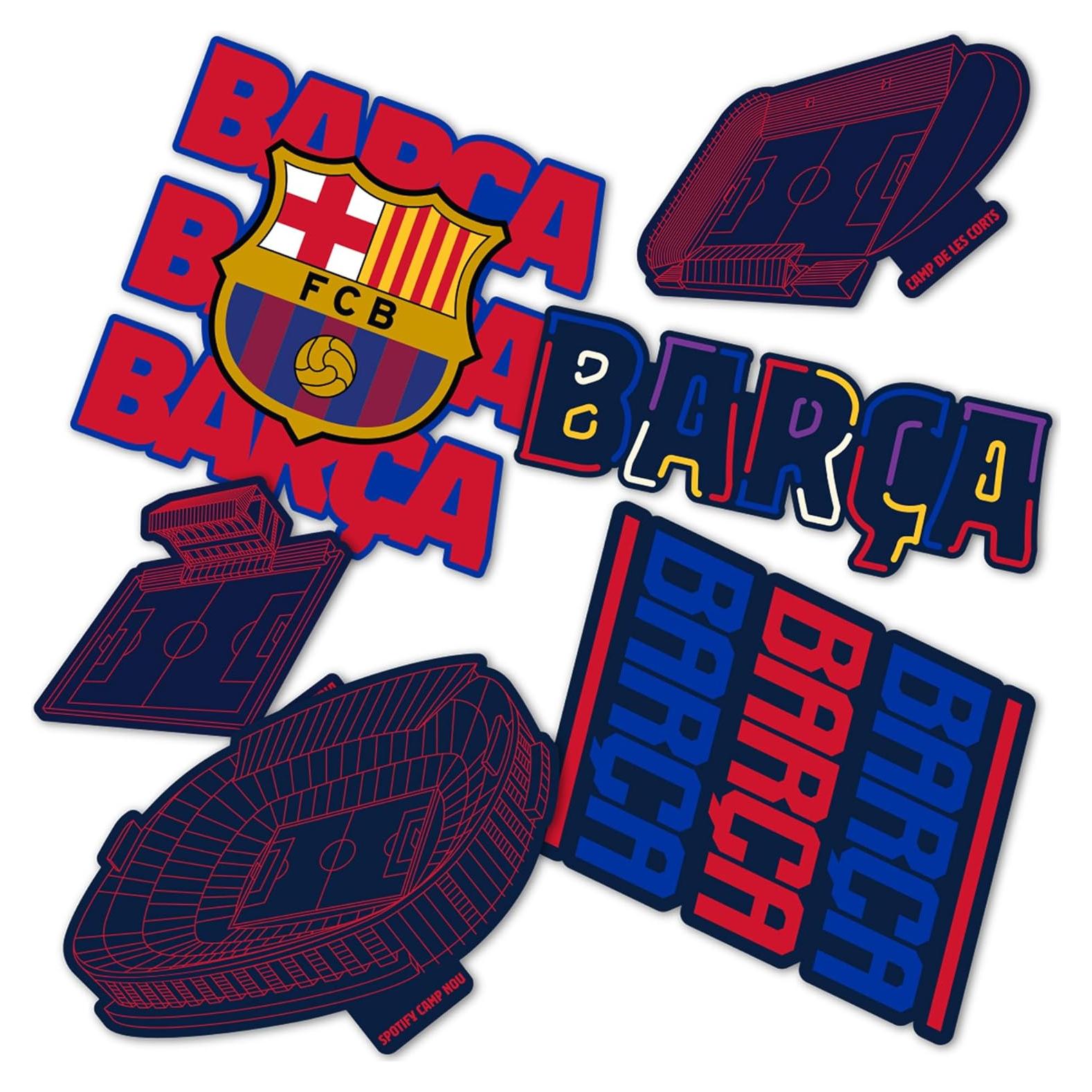 Calcomanías FC Barcelona Desert Cactus Vinilo 21.6x27.9cm