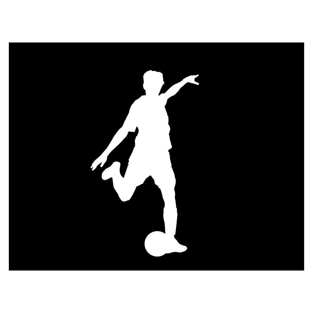 Calcomanía de Jugador de Fútbol CMI ND128W 13.97x8.13 cm