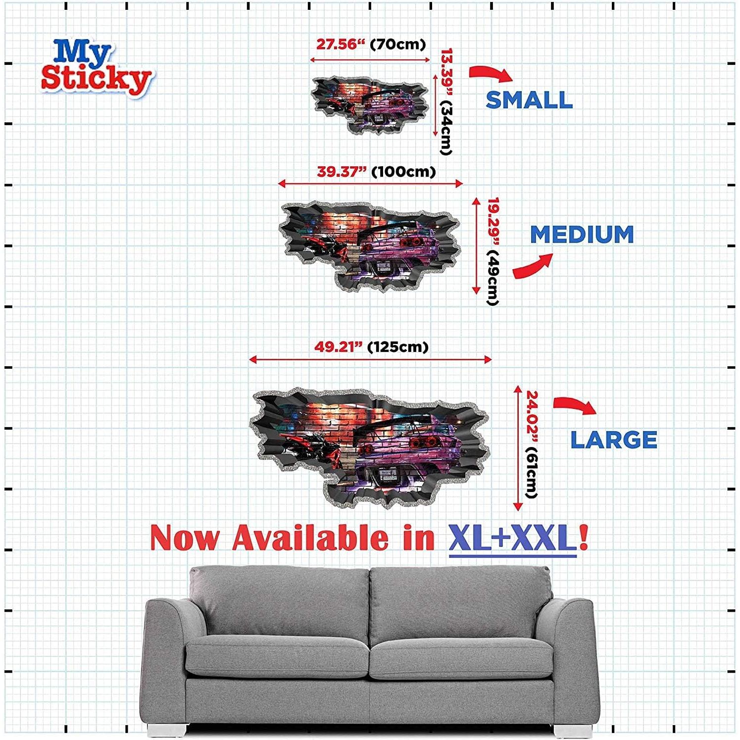 Adhesivo de Pared Personalizado MySticky Graffiti 70x34cm