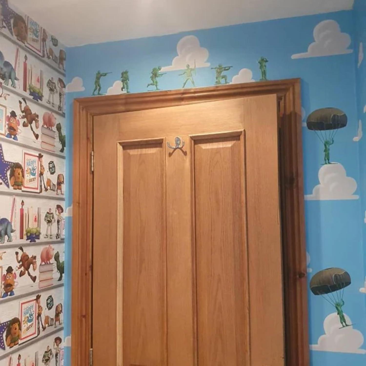 Pegatinas de Vinilo para Pared Nubes Gris Claro 40 Piezas