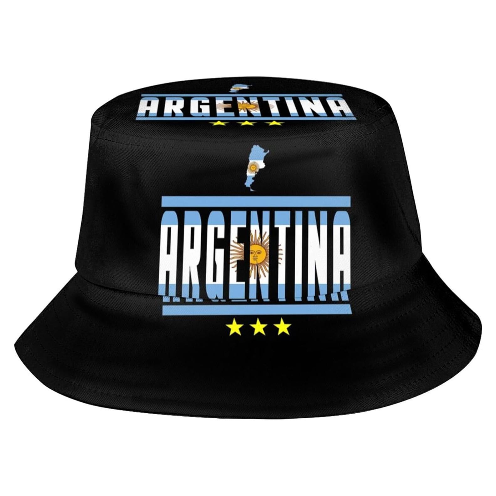 Sombrero de Cubo Unisex FHSUISN Bandera de Argentina 57 cm