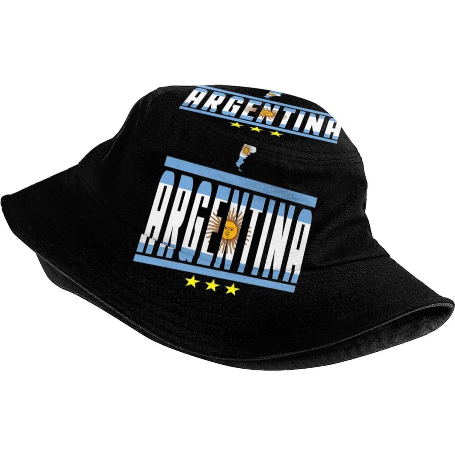 Sombrero de Cubo Unisex FHSUISN Bandera de Argentina 57 cm