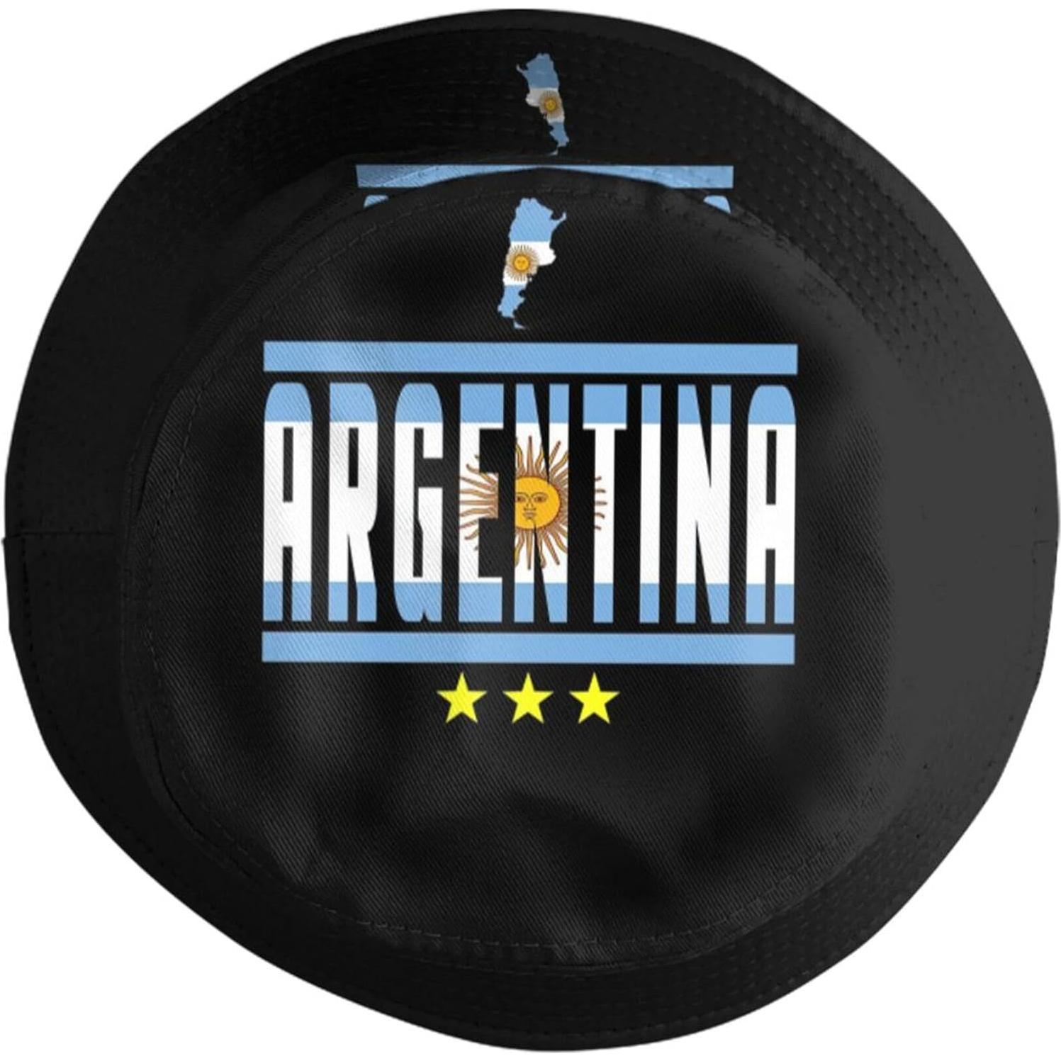 Sombrero de Cubo Unisex FHSUISN Bandera de Argentina 57 cm