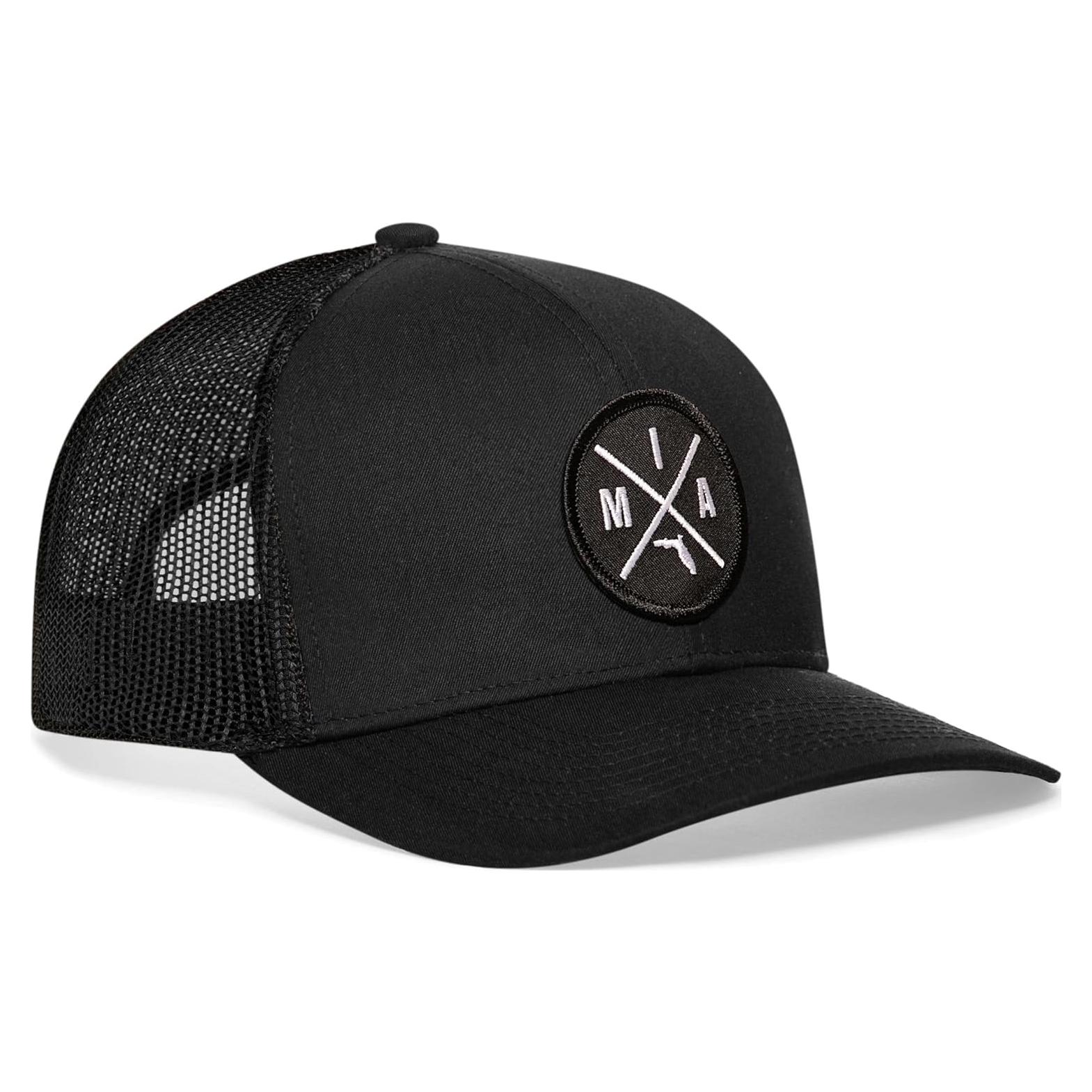 Gorra Trucker HAKA MIA Negra Ajustable Unisex para Exterior