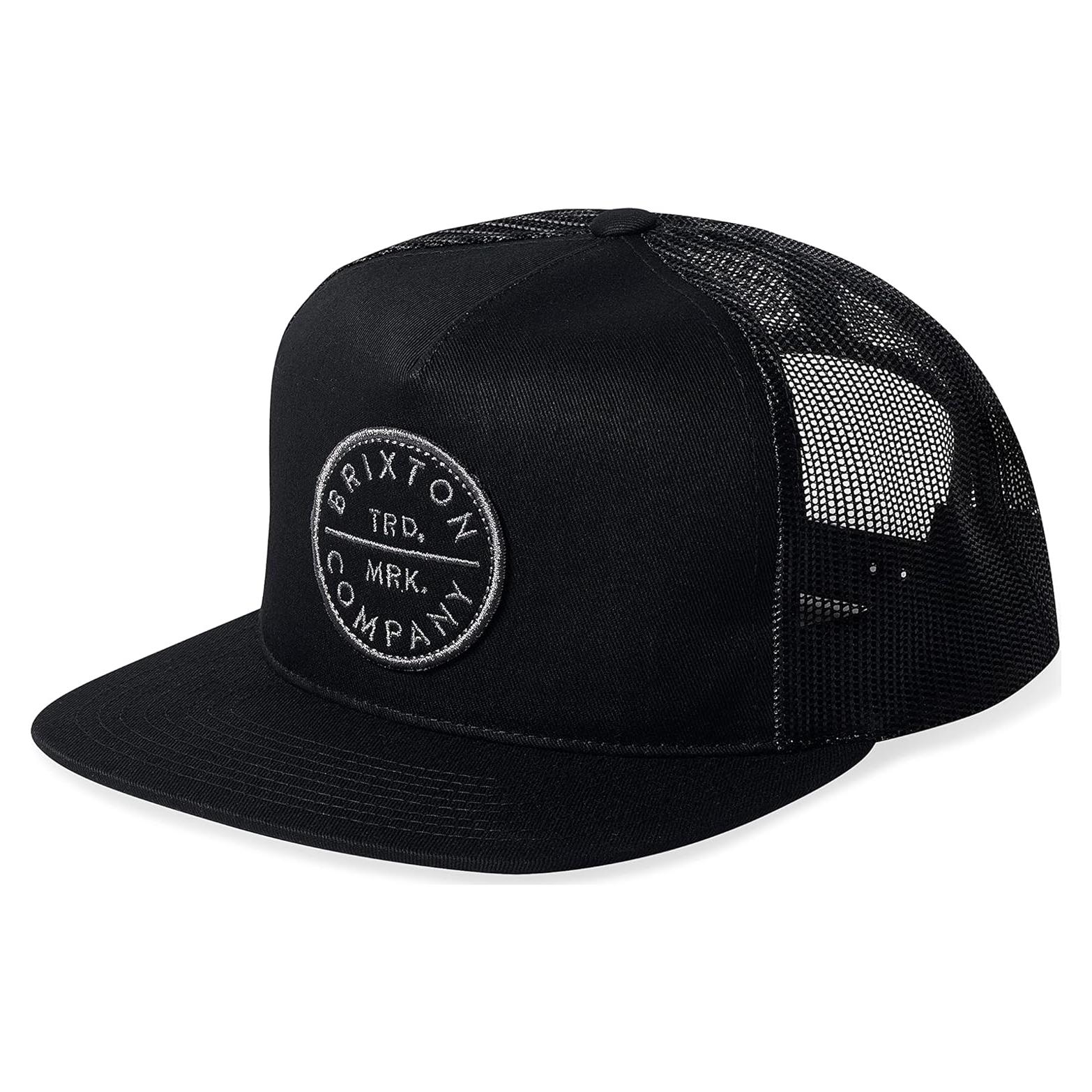 Gorra de Malla Brixton Pledge Unisex Ajustable Negra