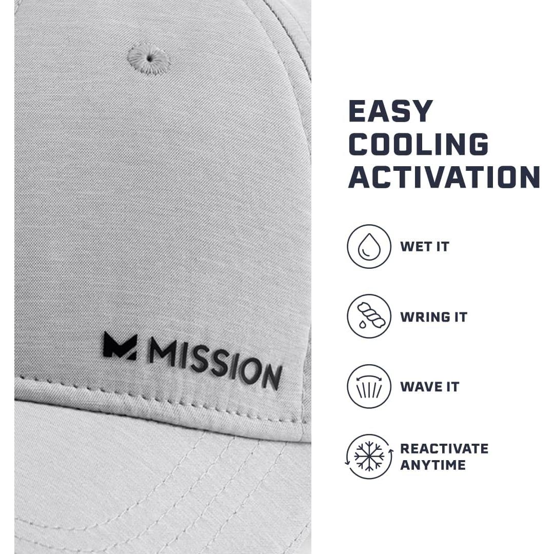 Gorra Enfriadora MISSION Cooling Unisex Talla Única UPF 50