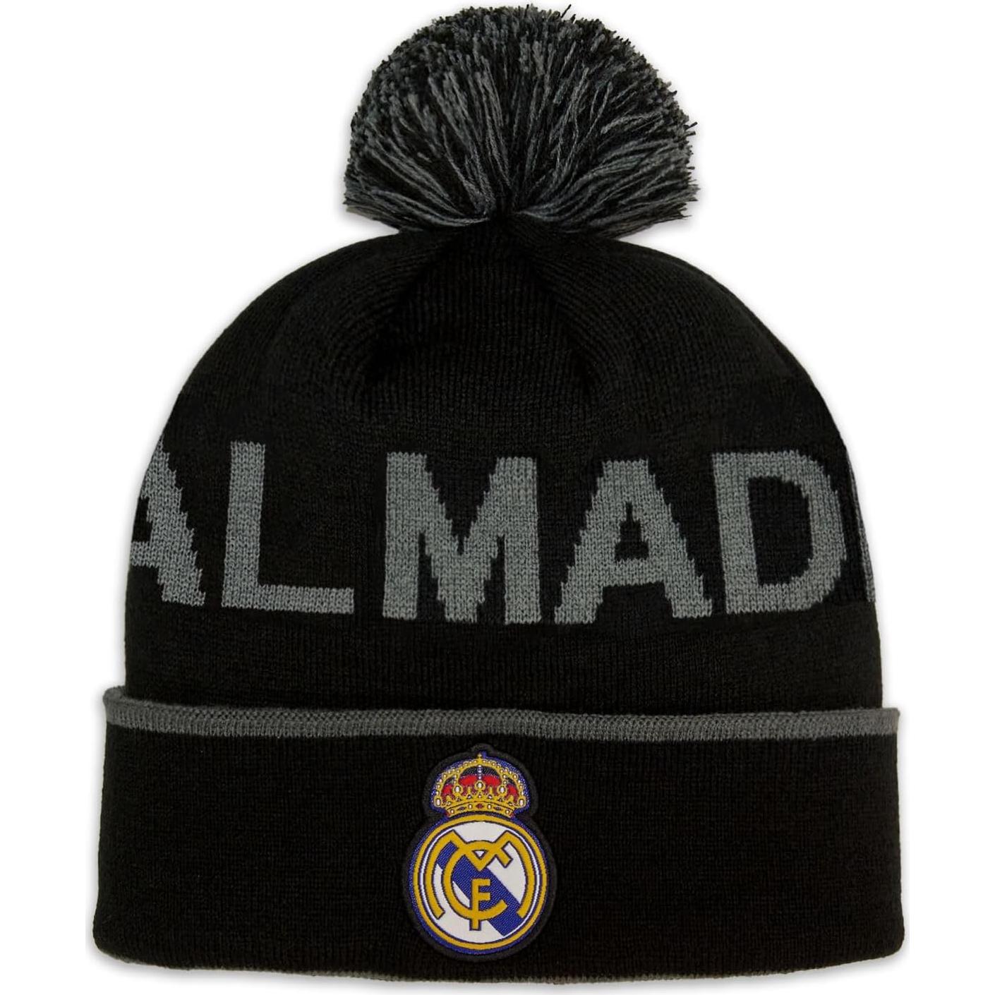Gorro de Fútbol Oficial Icon Sports Real Madrid Negro