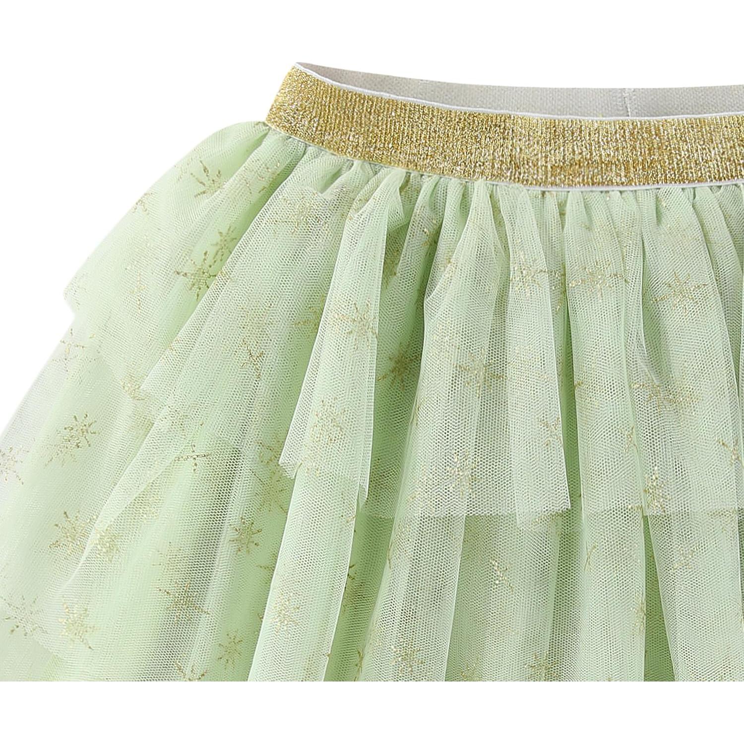 Conjunto Camiseta y Falda Tul Frozen Niñas 2T a 10