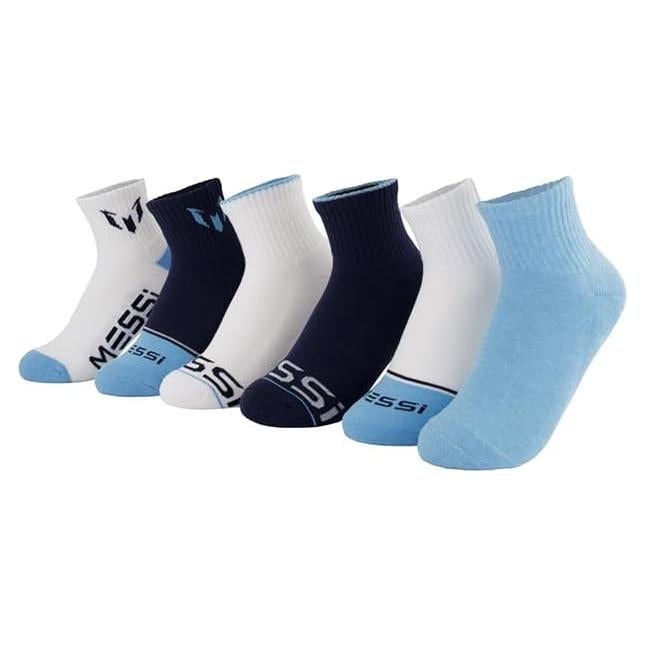 Calcetines de Tobillo para Niñas Messi - Paquete de 6