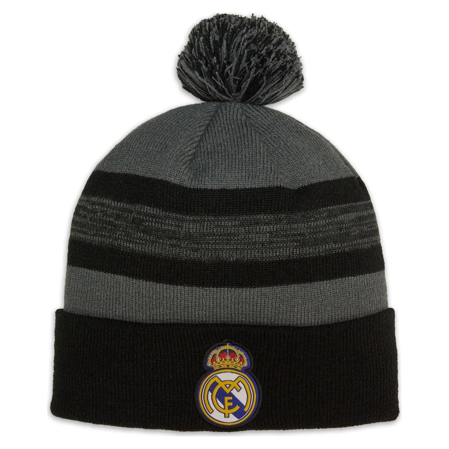 Gorro de Fútbol Icon Sports Real Madrid Gris con Logo Bordado