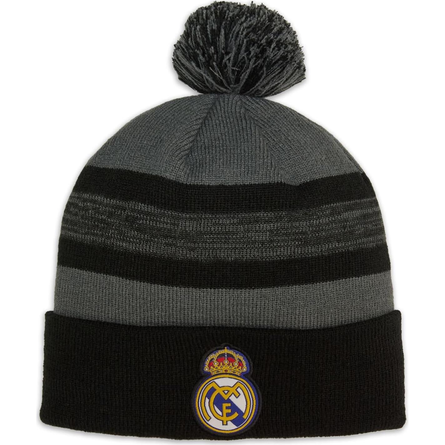 Gorro de Fútbol Icon Sports Real Madrid Gris con Logo Bordado