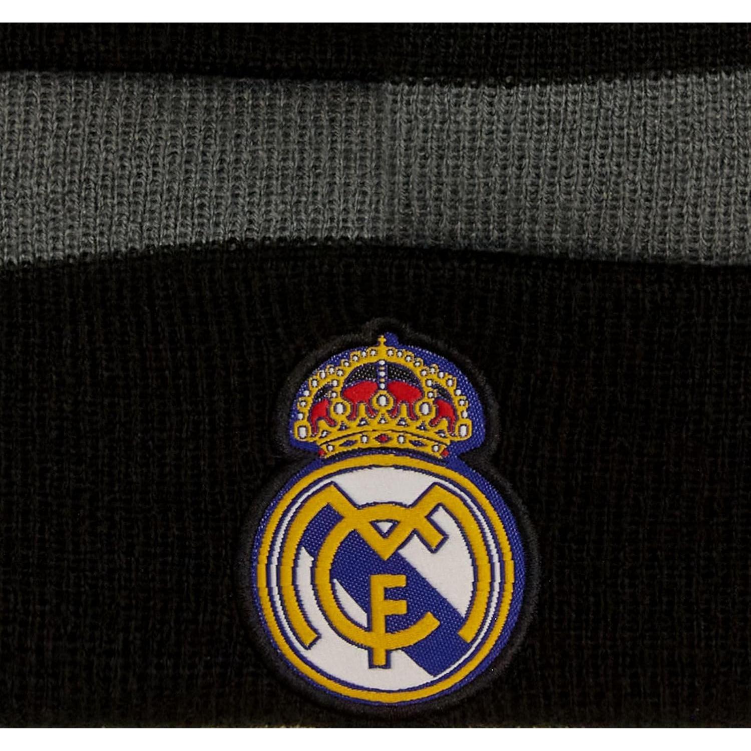 Gorro de Fútbol Icon Sports Real Madrid Gris con Logo Bordado