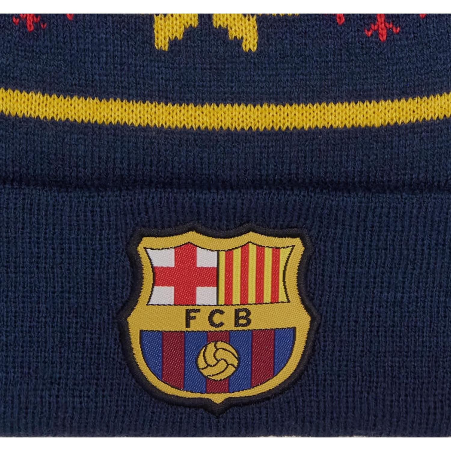 Gorro de Invierno Oficial FC Barcelona - Tejido Suave Premium