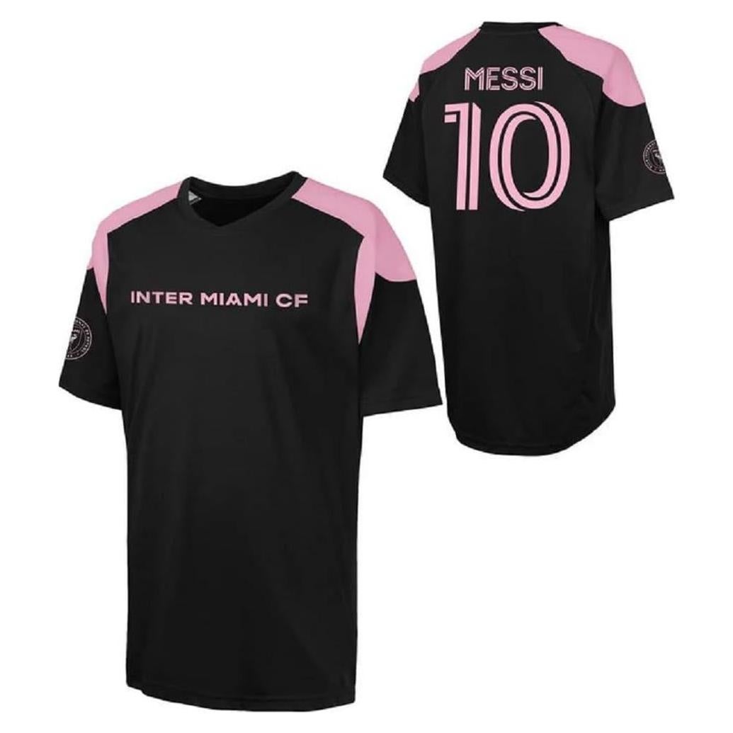Camiseta de Moda Inter Miami CF Lionel Messi Niños 8-20 Negra
