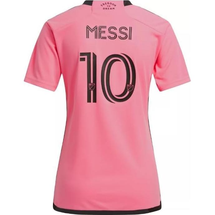Camiseta de Mujer adidas Inter Miami Messi #10 2024 Rosa