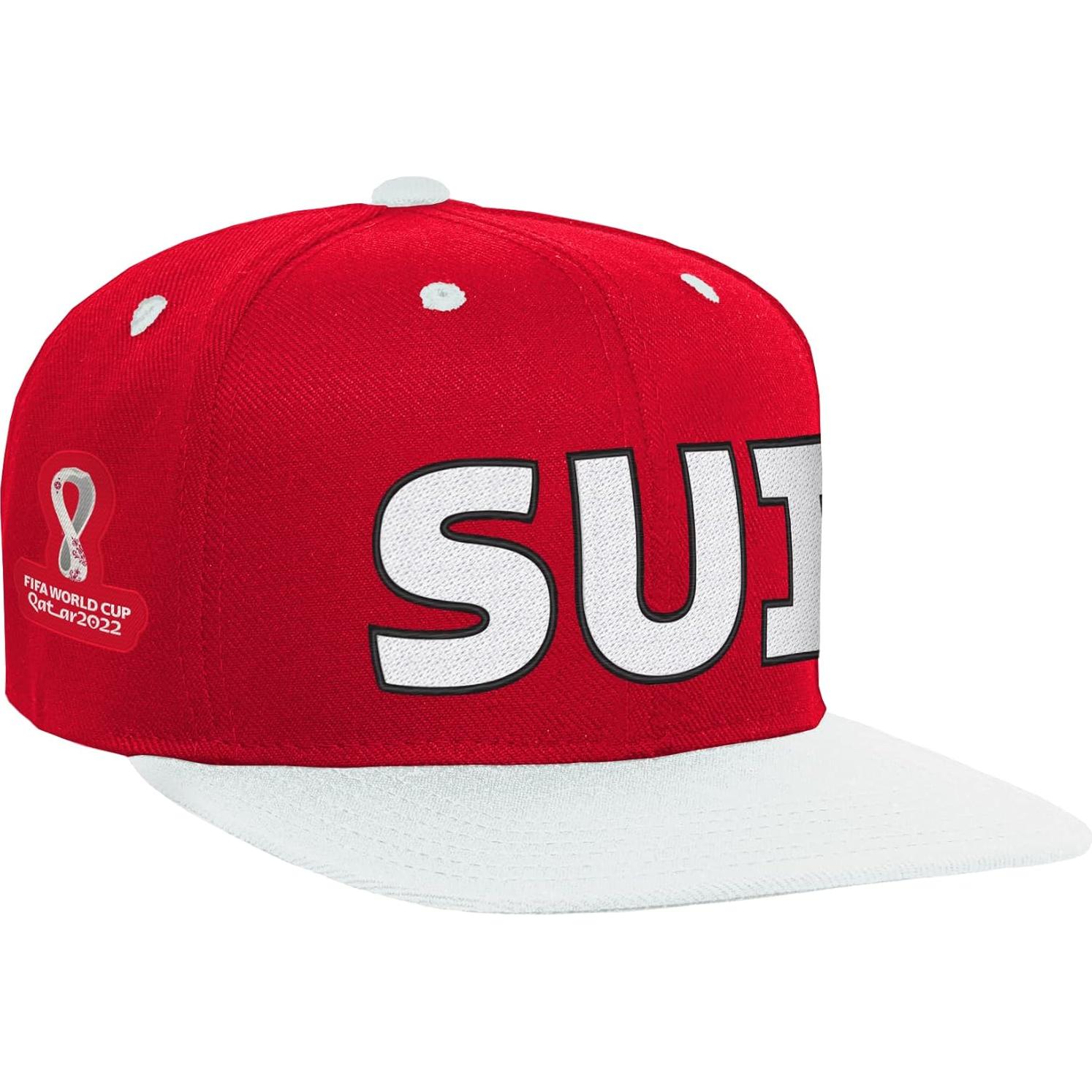 Gorra plana unisex Outerstuff Copa Mundial FIFA Suiza