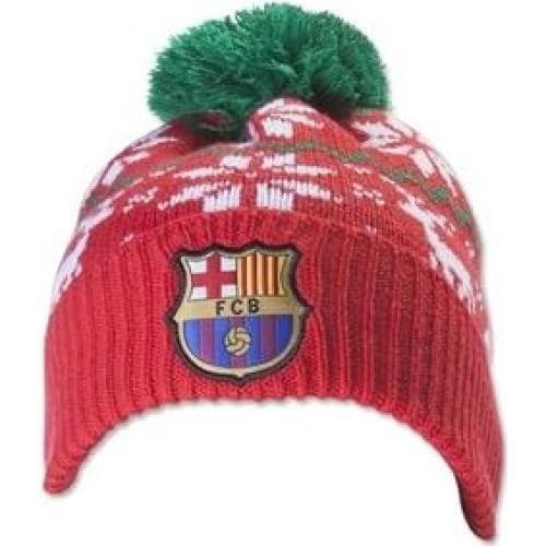 Gorro Beanie FC Barcelona Azul Verde Navidad Unisex