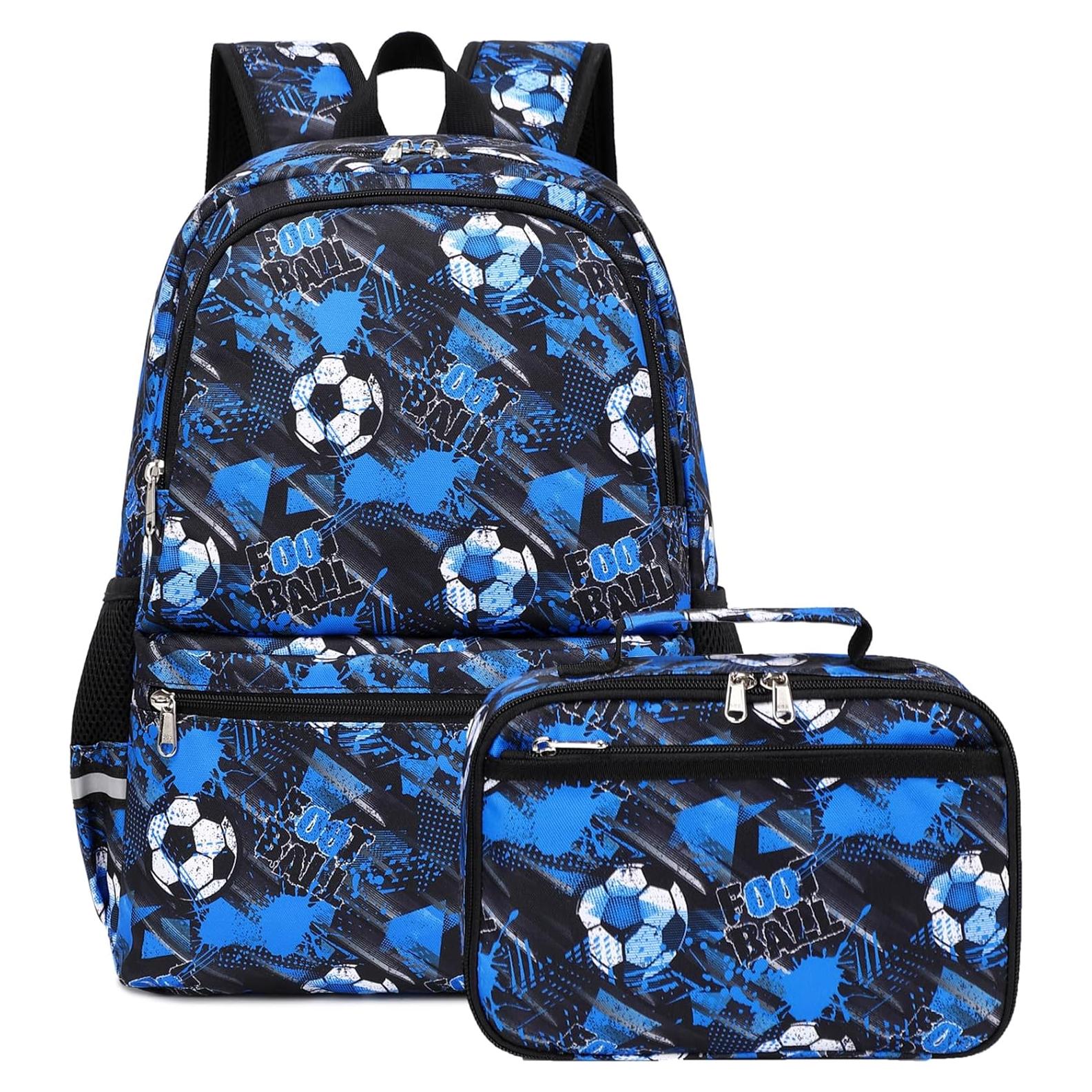 Mochila escolar DSIUE para niños con bolsa de almuerzo 43.2x30.9cm