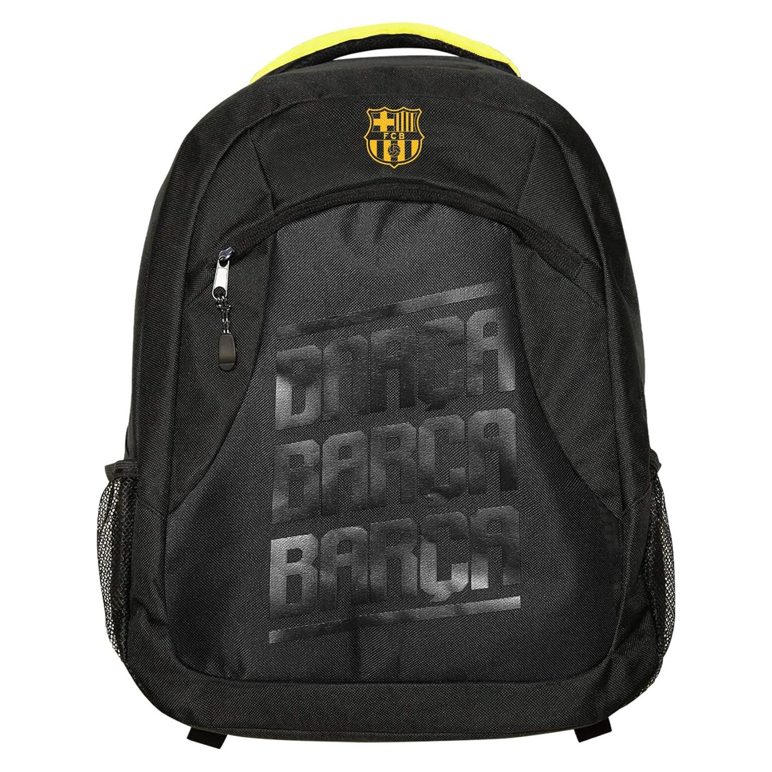 Mochila Premium Licenciada FC Barcelona Negra 53x31x20 cm