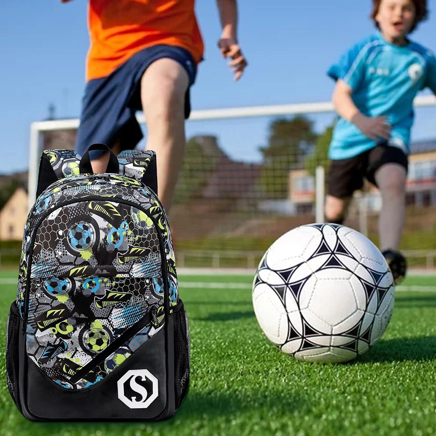 Mochila Escolar CAMTOP Niños 3 en 1 con Lonchera y Estuche